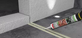 Opvullen van voegen en scheuren in beton