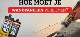 Houten wandpanelen verlijmen