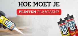 Plinten plaatsen