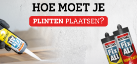 Plinten plaatsen