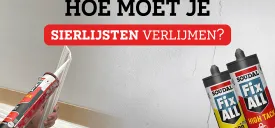 Sierlijsten plaatsen