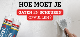 Gaten en scheuren opvullen