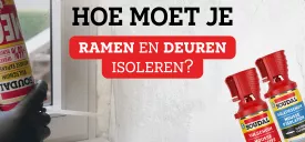 Ramen en deuren isoleren