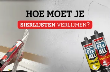 Sierlijsten plaatsen