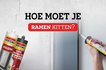 Ramen of kozijnen afkitten