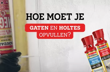 Gaten en holtes opvullen