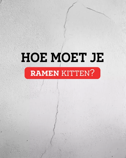 Ramen of kozijnen afkitten