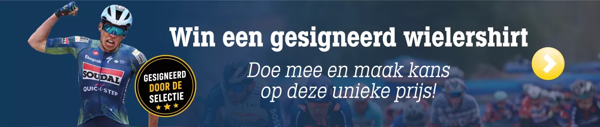 Win een gesigneerd wielrenshirt