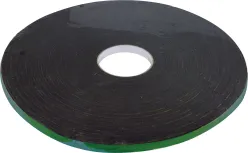 Spiegelband in PE Zwart 25mm