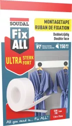 Fix ALL Ruban de fixation Ultra fort 19mm
