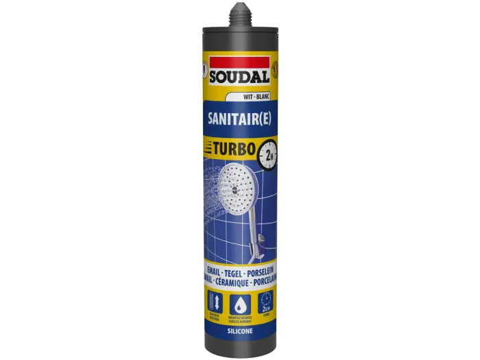 Sanitaire Silicone Turbo Wit 290ml