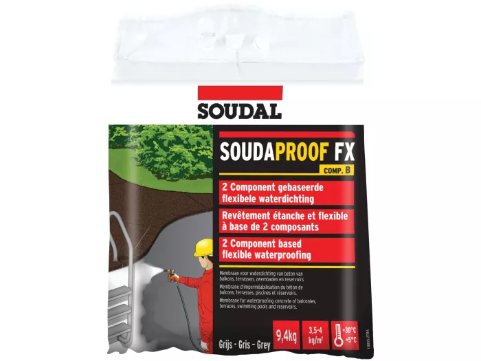 Soudaproof FX comp B Grijs 9,4kg
