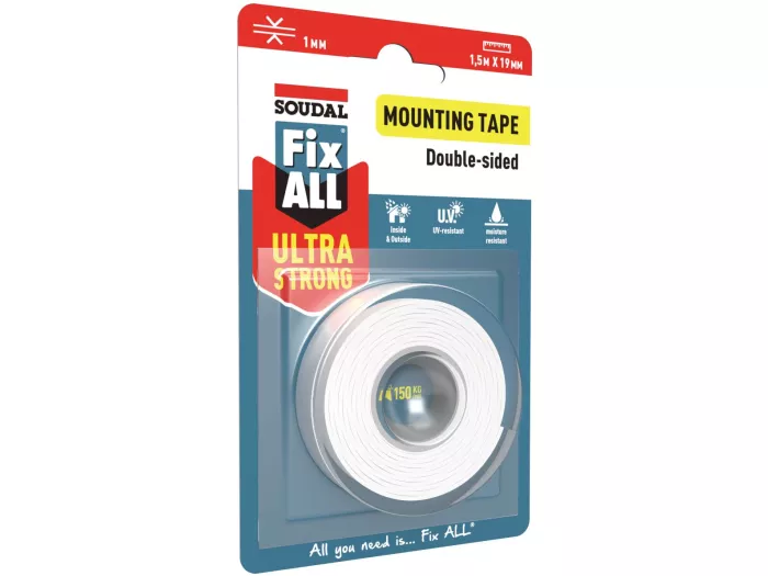 Fix ALL Montagetape Ultra sterk 19mm