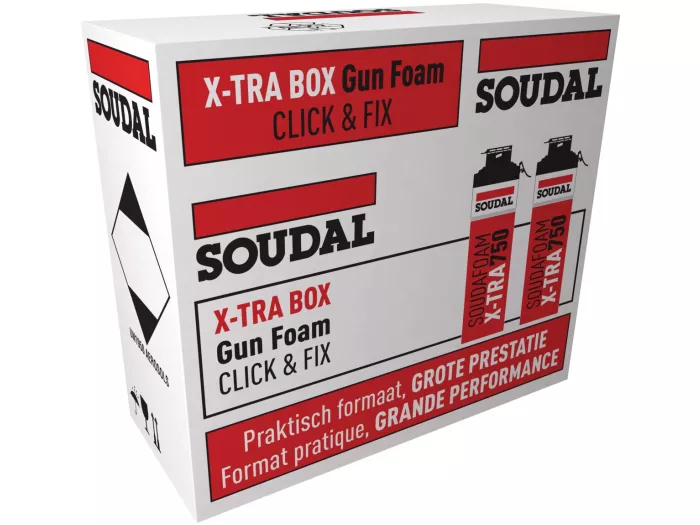 Combibox Soudafoam X-tra Click & Fix