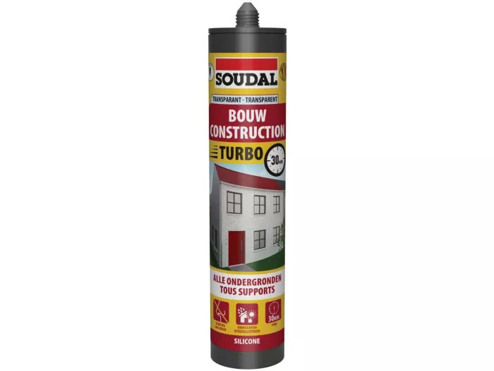 Bouw Turbo Transparant 290ml