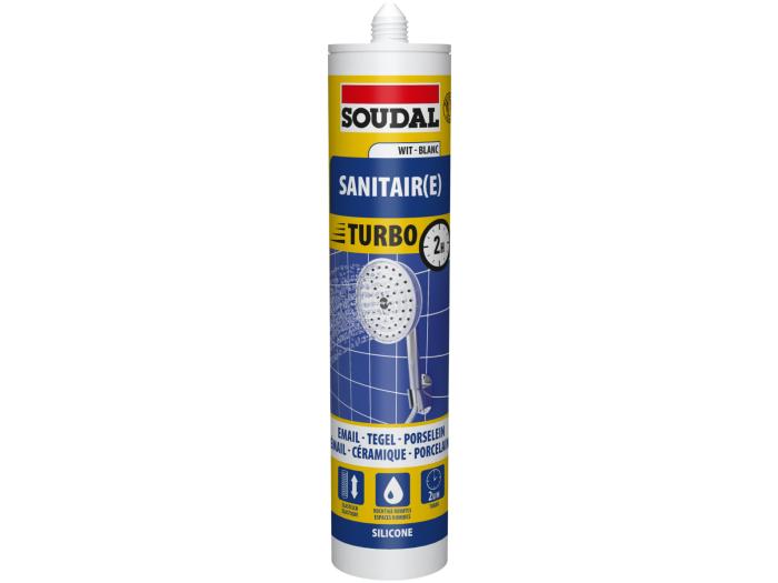 Sanitaire Silicone Turbo Wit 290ml