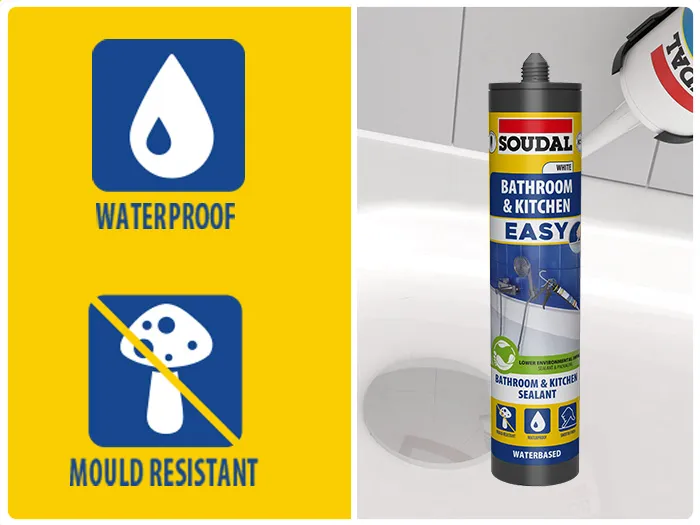 Easy Bathroom & Kitchen Sealant